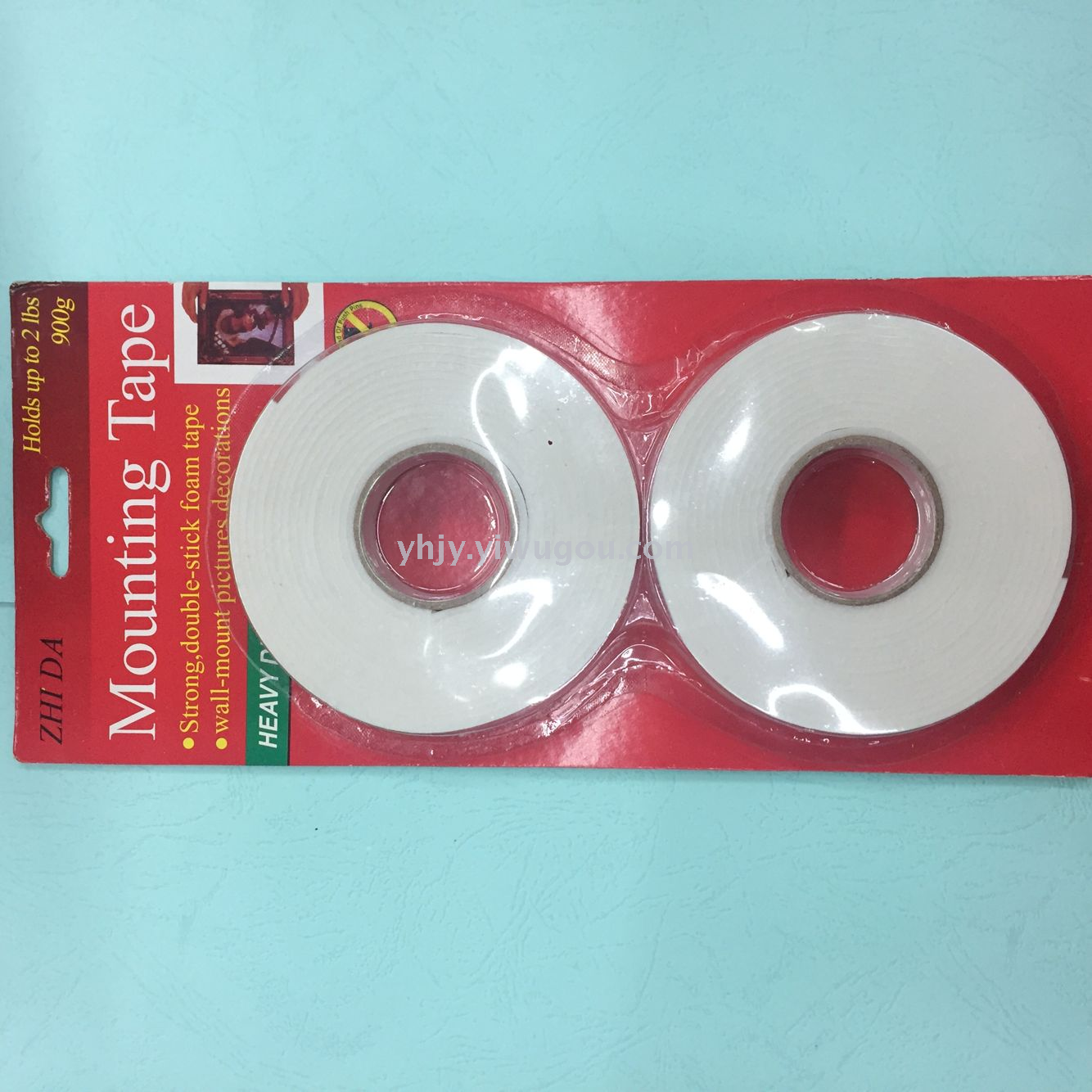 Strong Adhesion Foam Glue Gelatin Sponge Sealed Double-Sided Adhesive Tape Thickened White High Viscosity Fixed Wall Foam Tape