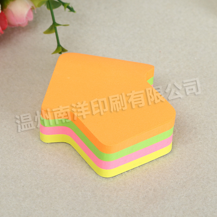 Colored Loving Heart Sticky Notes Customized Cute Creative Special-Shaped Portable Notes Sticky Note Take-out Note Sticker Printed Logo