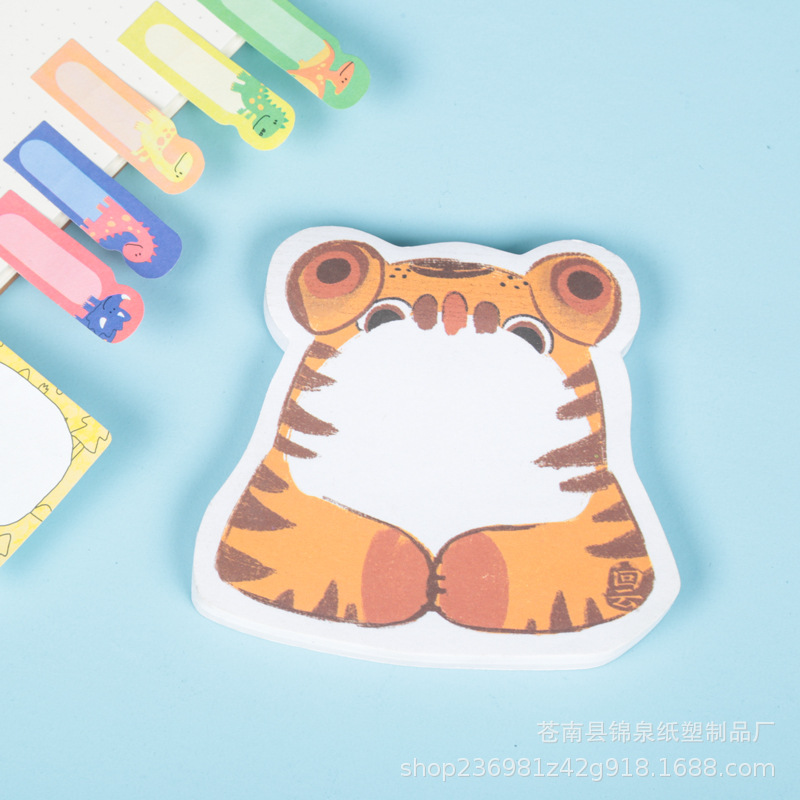 Factory Wholesale Cute Cartoon Creativity Sticky Notes Square Shaped Note Sticker Printing Note Paper Customization plus Logo