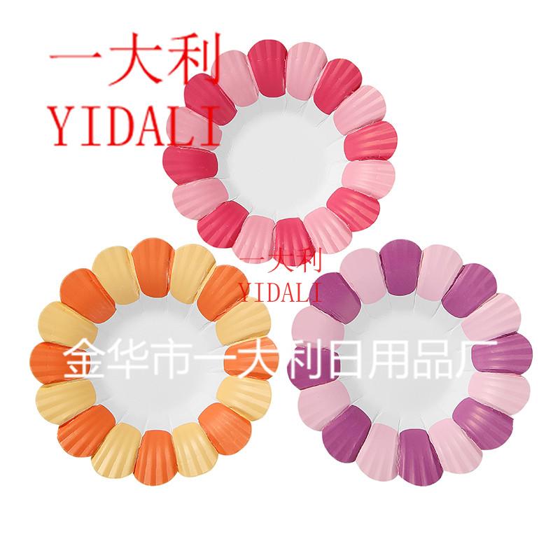 Factory direct sales of new cake paper cup petal-shaped cake cup five-color cake paper tray 13.5cm petal cup Factory direct sales of new cake paper cup petal-shaped cake cup five-color cake paper tray 13.5cm petal cup
