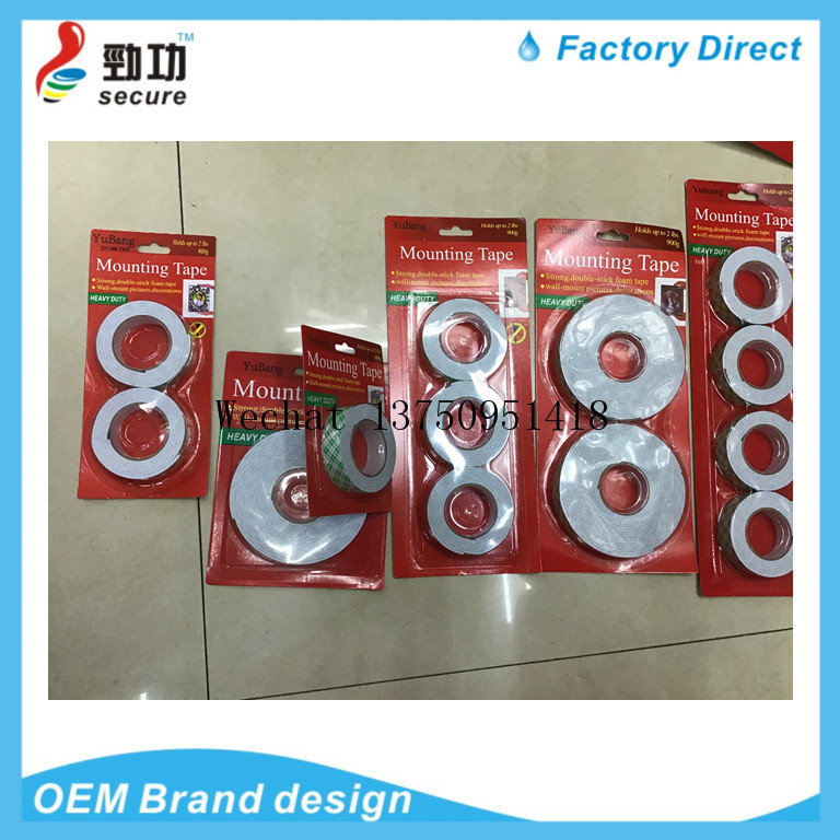 Waterproof Double Sided Foam Mounting Tape Supplier, Strong Adhesion Acrylic PE Foam TapeHot EVA TAPE Waterproof Double Sided Foam Mounting Tape Supplier, Strong Adhesion Acrylic PE Foam TapeHot EVA TAPE