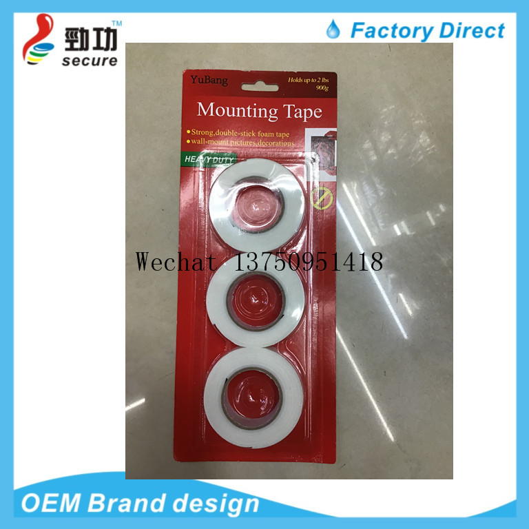 Waterproof Double Sided Foam Mounting Tape Supplier, Strong Adhesion Acrylic PE Foam TapeHot EVA TAPE Waterproof Double Sided Foam Mounting Tape Supplier, Strong Adhesion Acrylic PE Foam TapeHot EVA TAPE