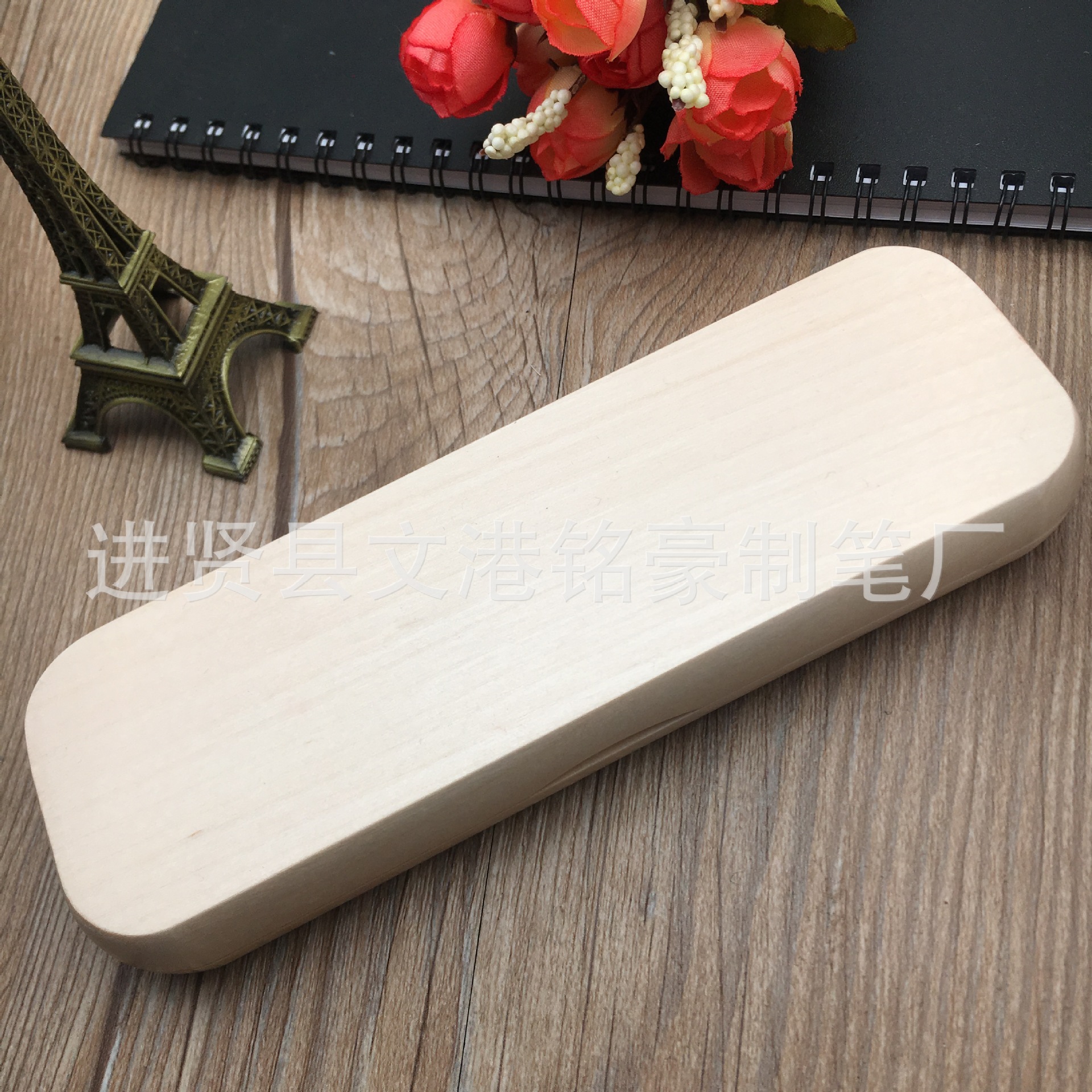 Solid Wood Wood Pencil Case Packing Box Gift Box