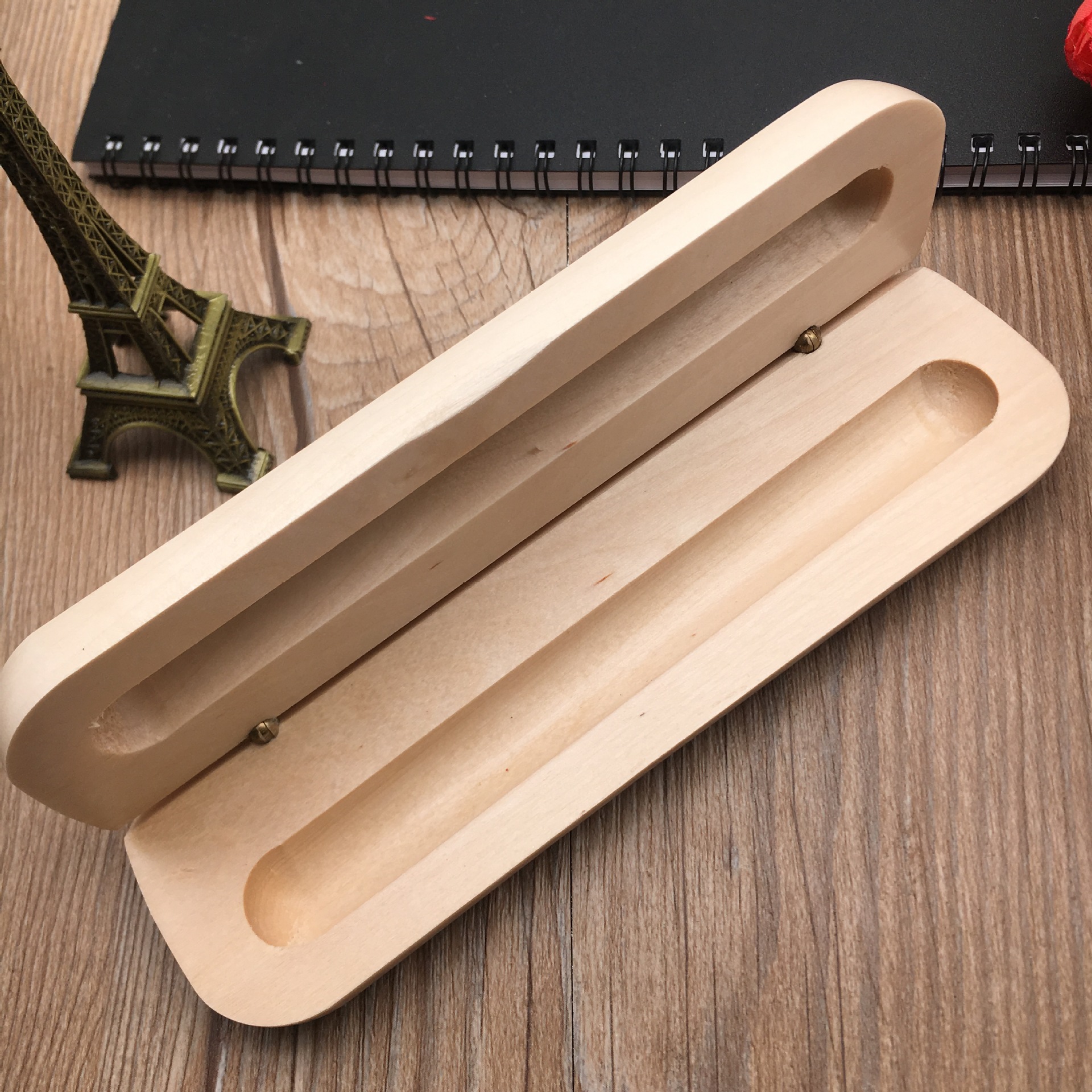 Solid Wood Wood Pencil Case Packing Box Gift Box