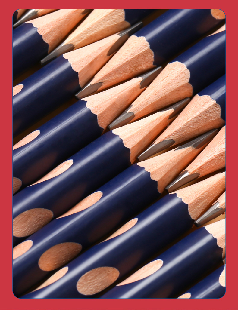 Merlot Childhood Groove Pencil Children Triangle Pole HB Pencil Kindergarten Beginner Correct Grip Position Practice Pen for Calligraphy Supplies