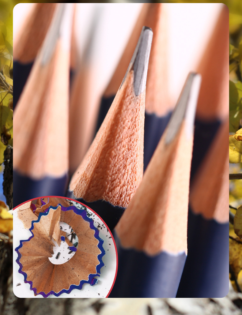 Merlot Childhood Groove Pencil Children Triangle Pole HB Pencil Kindergarten Beginner Correct Grip Position Practice Pen for Calligraphy Supplies