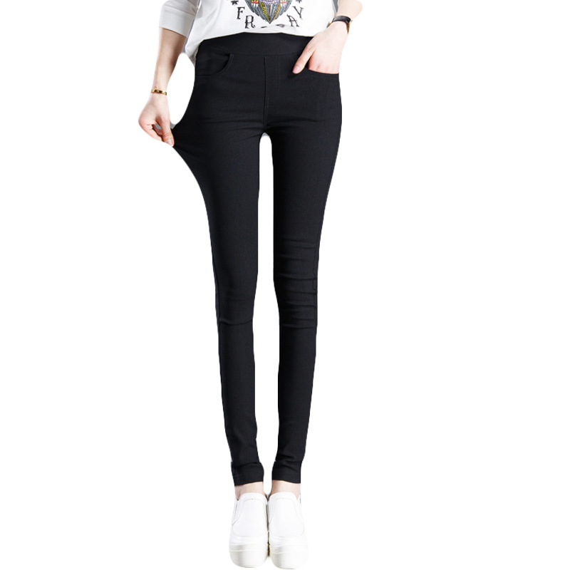 Black Leggings Outer Match Skinny Pants Women&#039;s plus Size Slim Fit Slimming Pencil Pants Tights Ankle-Length Leggings Women