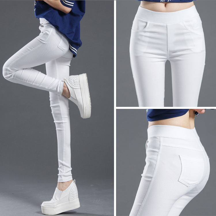 Black Leggings Outer Match Skinny Pants Women&#039;s plus Size Slim Fit Slimming Pencil Pants Tights Ankle-Length Leggings Women