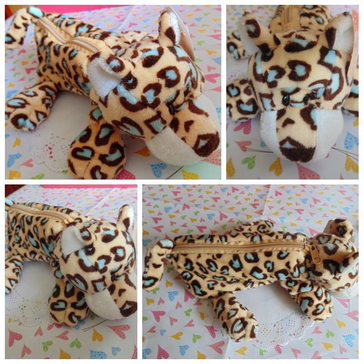 Student Plush Pencil Bag Wholesale Korean Pencil Case Cute More than 20 Cartoon Creative Animal Pencil Case Plush Toys