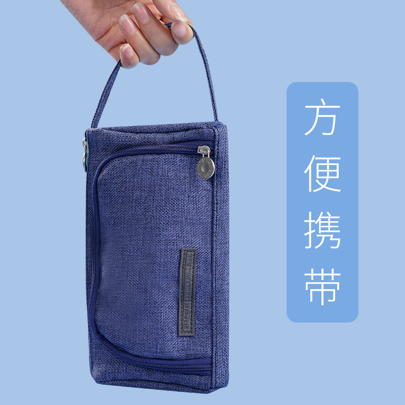 Simple Personality Learning Pencil Case Large Capacity Creative Men and Women Student Stationery Box Pencil Bag Pencil Case Learning Stationery Wholesale
