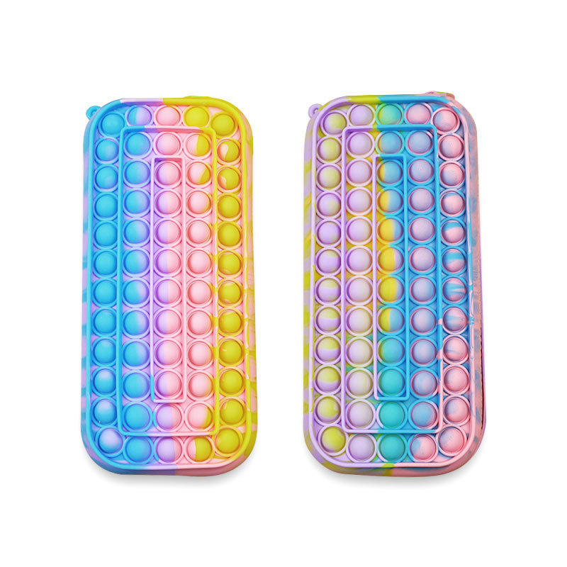 Cross-Border New Arrival Deratization Pioneer Pencil Case Student Storage Office Supplies Puzzle Decompression Deratization Pioneer Stationery Box