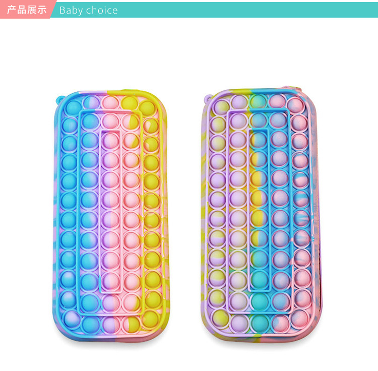 Cross-Border New Arrival Deratization Pioneer Pencil Case Student Storage Office Supplies Puzzle Decompression Deratization Pioneer Stationery Box