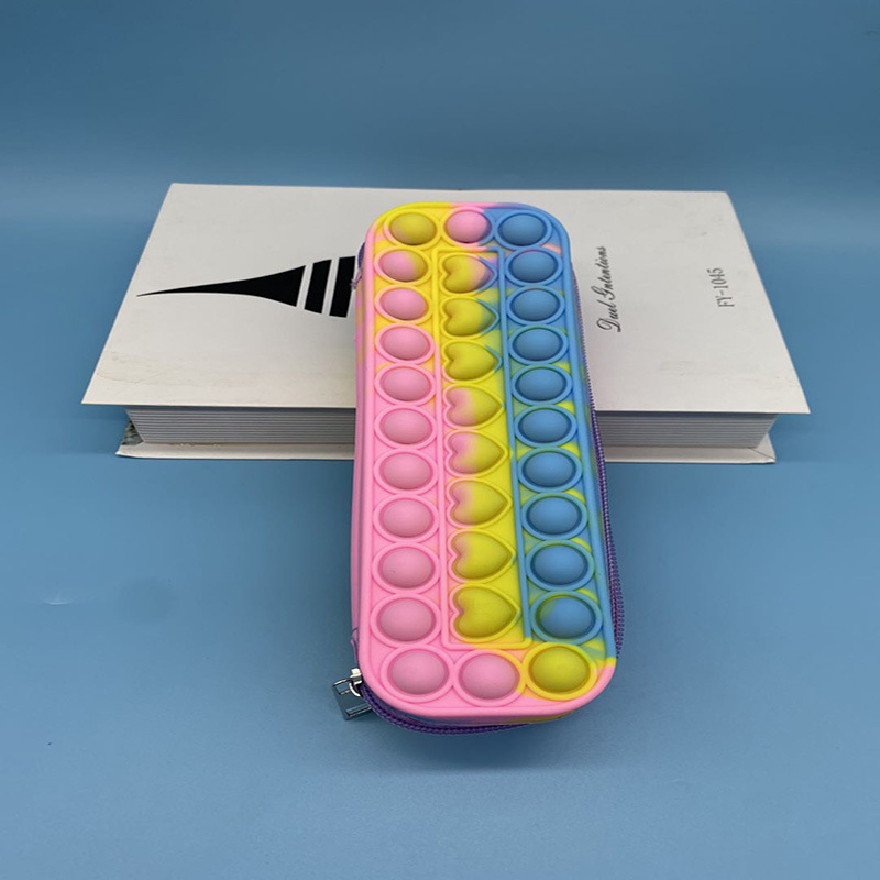 Cross-Border New Arrival Deratization Pioneer Pencil Case Student Storage Office Supplies Puzzle Decompression Deratization Pioneer Stationery Box