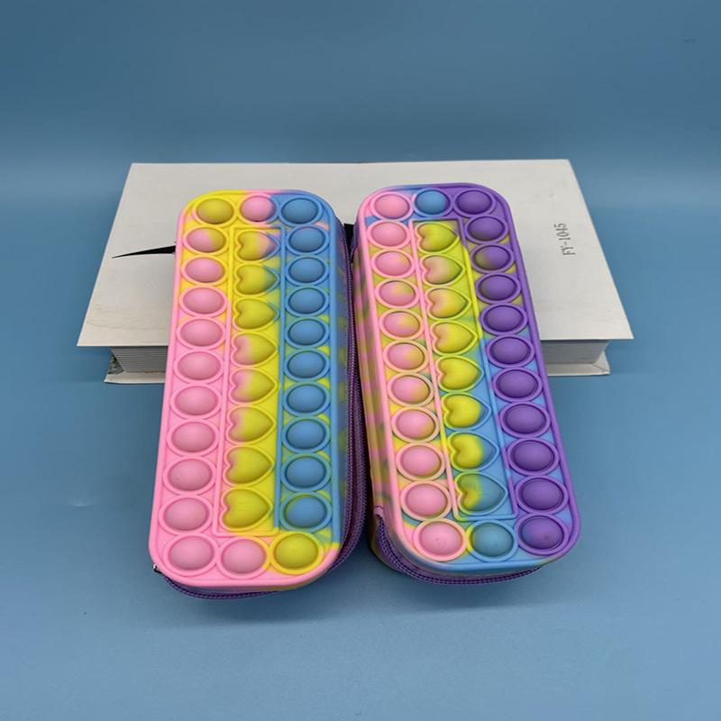 Cross-Border New Arrival Deratization Pioneer Pencil Case Student Storage Office Supplies Puzzle Decompression Deratization Pioneer Stationery Box