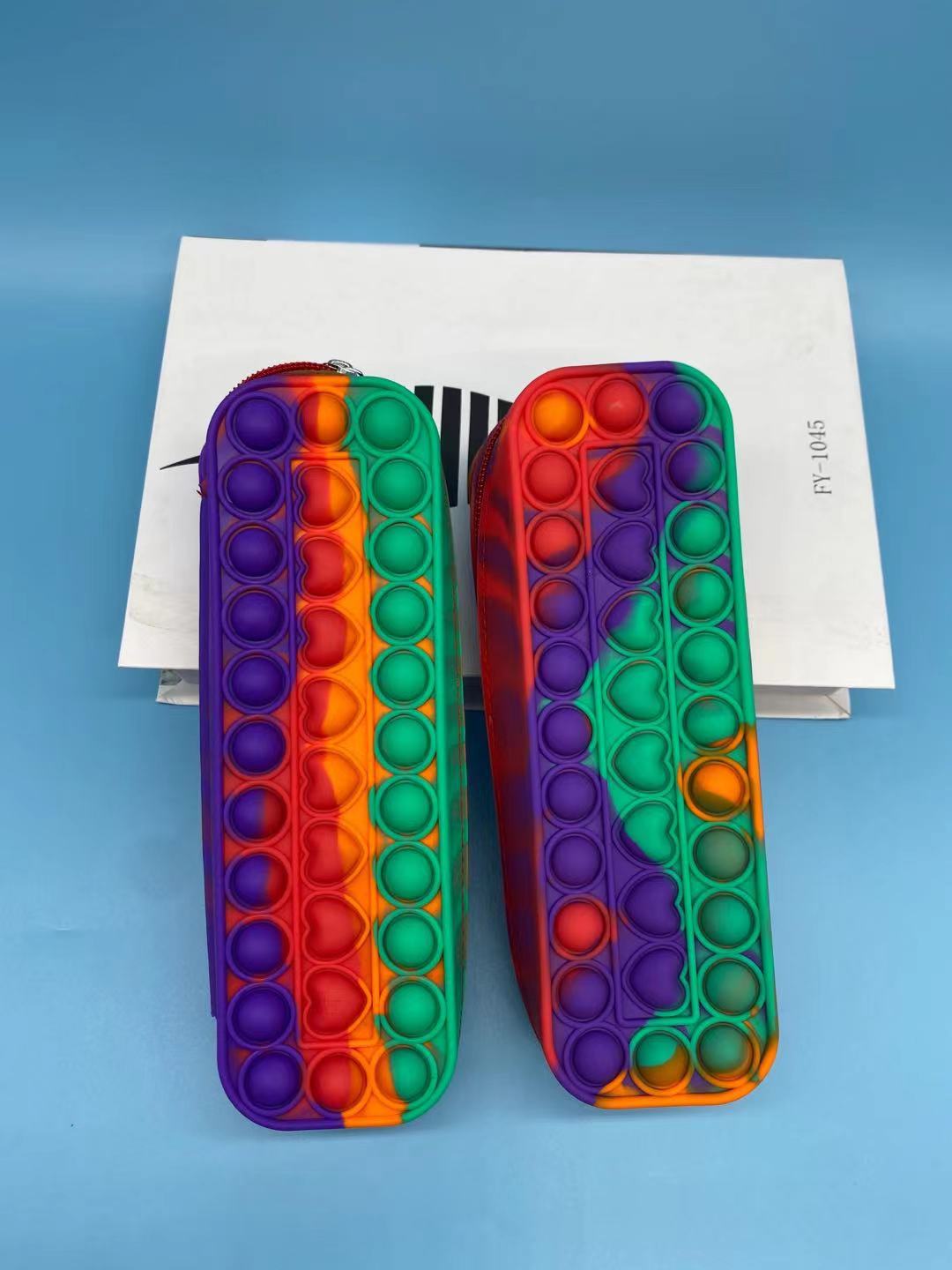 Cross-Border New Arrival Deratization Pioneer Pencil Case Student Storage Office Supplies Puzzle Decompression Deratization Pioneer Stationery Box