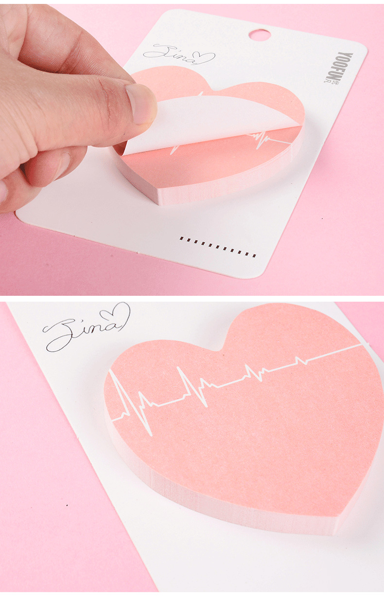 Yoofun Creative Cartoon Sticky Notes Cute Student with Note Paper Takeaway Sticky Notes Customized Note Sticker Factory