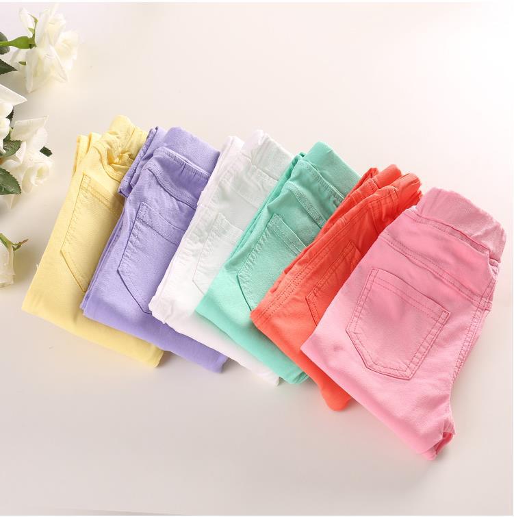 Pencil Pants Stretch Baby Ankle Tight Pants Slim Fit Medium and Large Children&#039;s Leggings Imitation Jeans Special Offer