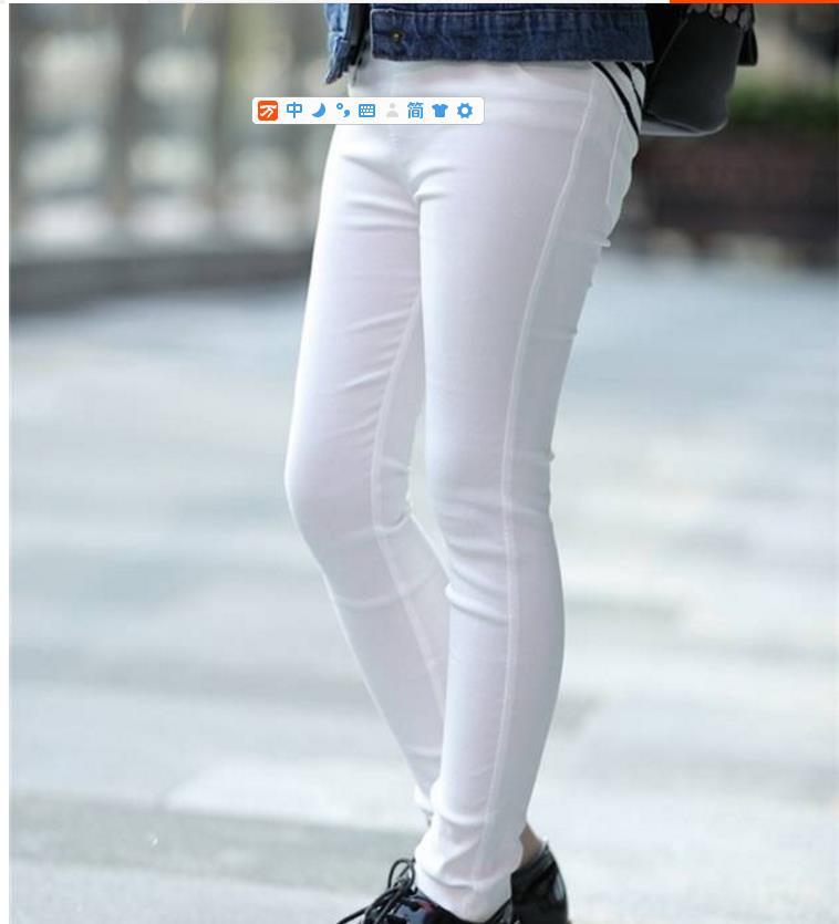 Pencil Pants Stretch Baby Ankle Tight Pants Slim Fit Medium and Large Children's Leggings Imitation Jeans Special Offer