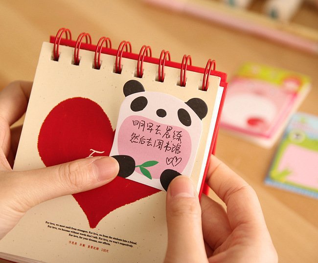 Japan and South Korea Cute Stationery Animal Sticky Notes Cartoon N Times Lazy Eggs Stickers Note Message Sticker Notebook