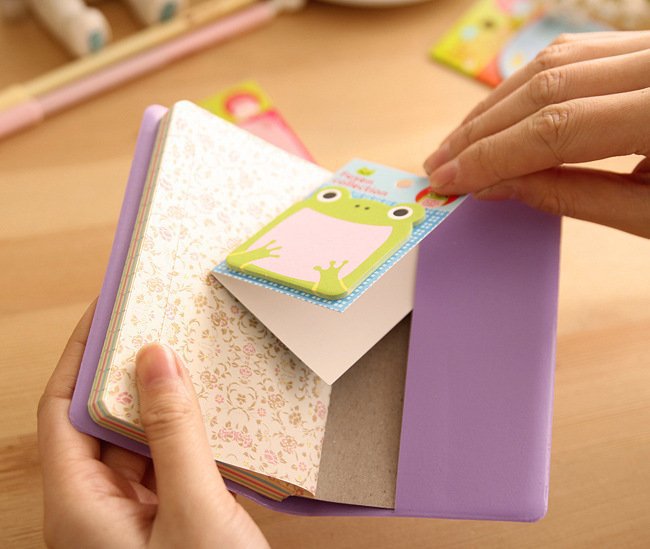 Japan and South Korea Cute Stationery Animal Sticky Notes Cartoon N Times Lazy Eggs Stickers Note Message Sticker Notebook