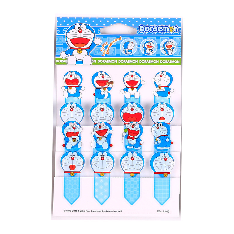 Doraemon Note Sticker Plastic Transparent Label Post-It Boymark Office School Supplies Cute Cartoon Small Note Paper