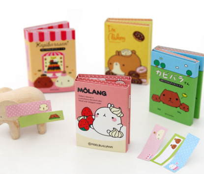 Korean Stationery Note Sticker Wholesale Cute Animal Note Sticker Cartoon Rabbit Note Sticker Sticky Note Wholesale