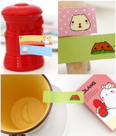 Korean Stationery Note Sticker Wholesale Cute Animal Note Sticker Cartoon Rabbit Note Sticker Sticky Note Wholesale