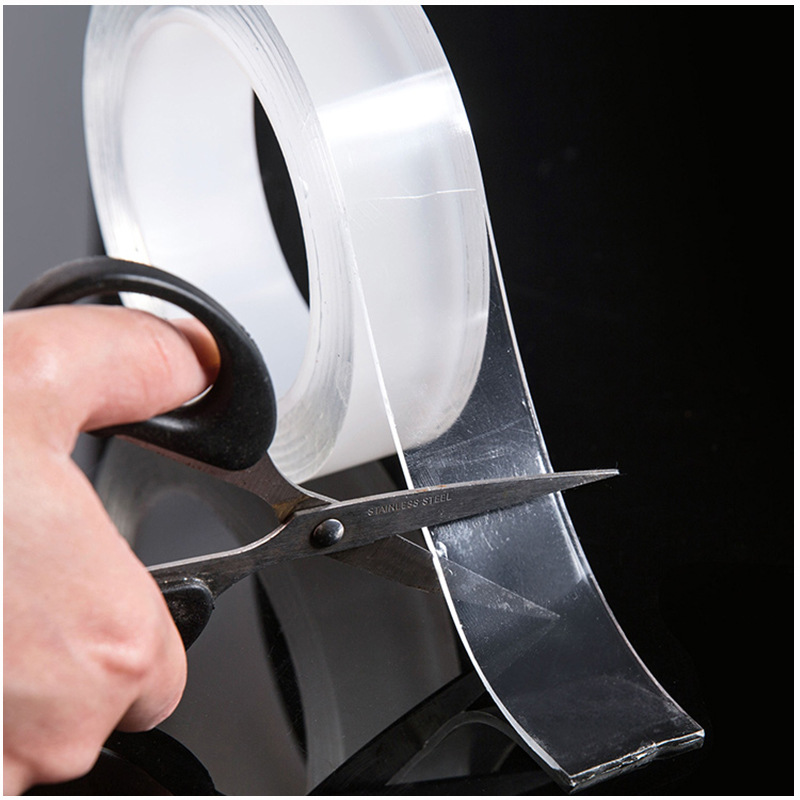 [Magic Non-Marking Nano Tape] Ten Thousand Times Transparent Waterproof Tape Washed Acrylic Double-Sided Adhesive TikTok Same Style