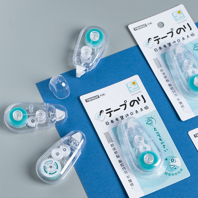 Twingo Tiangao Dotting Glue Correction Tape Double-Sided Adhesive Tape Hand Account Office Dotting Glue Is Painted, That Is, It Is Pasted, Wrong and Erasable