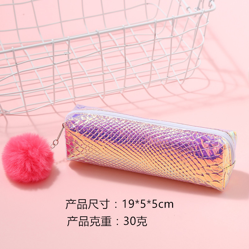 Laser pen bag with ball pen bag PU pen bag pencil bag stationery bag cosmetic bag storage bag Laser pen bag with ball pen bag PU pen bag pencil bag stationery bag cosmetic bag storage bag