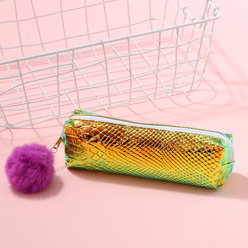 Laser pen bag with ball pen bag PU pen bag pencil bag stationery bag cosmetic bag storage bag Laser pen bag with ball pen bag PU pen bag pencil bag stationery bag cosmetic bag storage bag