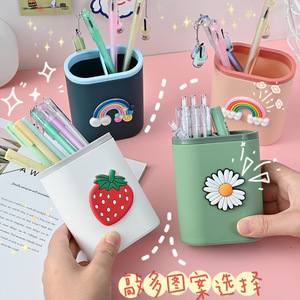 Japanese Ins Push Type Gel Pen Cute Super Cute Teenage Girl's Romance Push Gel Pen Student Ball Pen 6 Bags Japanese Ins Push Type Gel Pen Cute Super Cute Teenage Girl's Romance Push Gel Pen Student Ball Pen 6 Bags