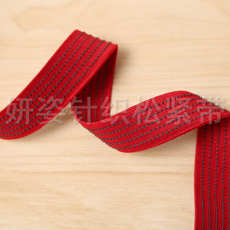 Factory Direct Sales Multi-Specification Jumper Double-Sided Non-Slip Elastic Band Anti-Static Woven Elastic Tape Color Variety