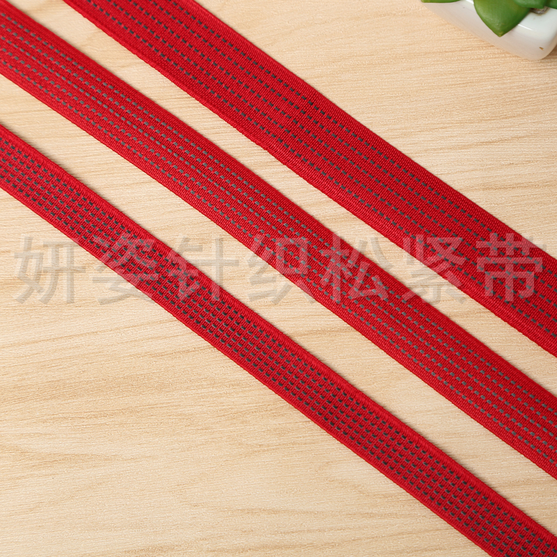 Factory Direct Sales Multi-Specification Jumper Double-Sided Non-Slip Elastic Band Anti-Static Woven Elastic Tape Color Variety