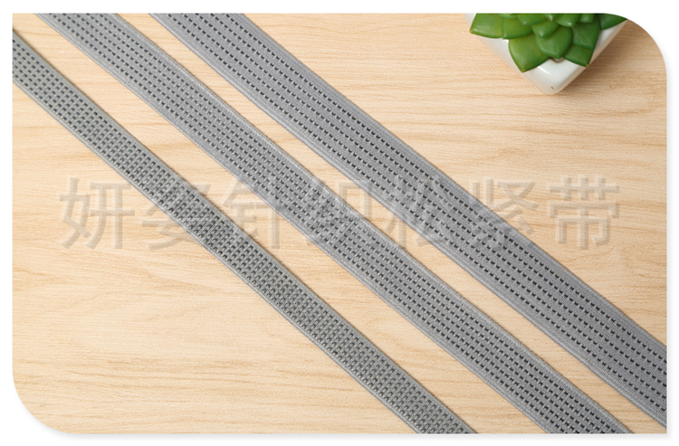 Factory Direct Sales Multi-Specification Jumper Double-Sided Non-Slip Elastic Band Anti-Static Woven Elastic Tape Color Variety Factory Direct Sales Multi-Specification Jumper Double-Sided Non-Slip Elastic Band Anti-Static Woven Elastic Tape Color Variety