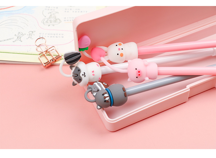 Korean Creative Cartoon Cute Pet Garden Gel Pen Simple Cute Student Exam Ball Pen Writing Signature Pen Korean Creative Cartoon Cute Pet Garden Gel Pen Simple Cute Student Exam Ball Pen Writing Signature Pen