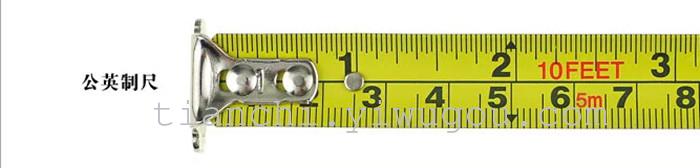 Steel measuring tape 3M/5.5M/7.5M black top-grade rubber sleeve double scale skid durable Steel measuring tape 3M/5.5M/7.5M black top-grade rubber sleeve double scale skid durable