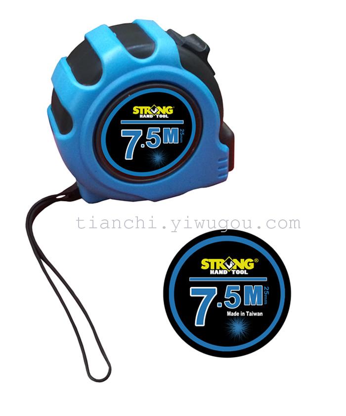 Steel measuring tape 3M/5.5M/7.5M black top-grade rubber sleeve double scale skid durable Steel measuring tape 3M/5.5M/7.5M black top-grade rubber sleeve double scale skid durable
