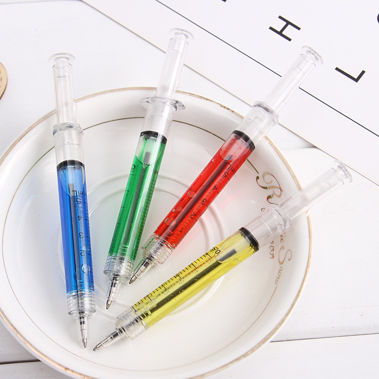Factory Direct Sales Creative Needle Pen Children&#039;s Toy Pen Syringe Pen Syringe Ball Pen Student Gift