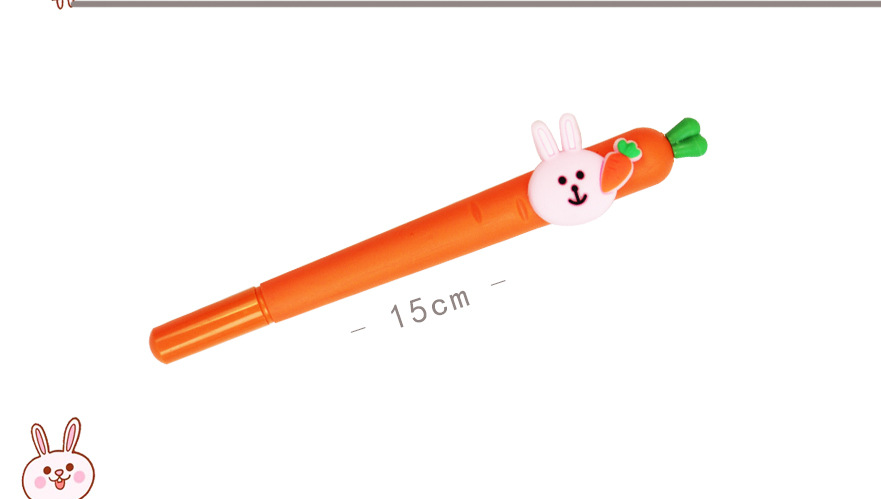 Cartoon Soft Glue Radish Rabbit Stylish Pen Student Gel Pen Fruit Vegetable Ball Pen Creative Learning Stationery Wholesale Cartoon Soft Glue Radish Rabbit Stylish Pen Student Gel Pen Fruit Vegetable Ball Pen Creative Learning Stationery Wholesale