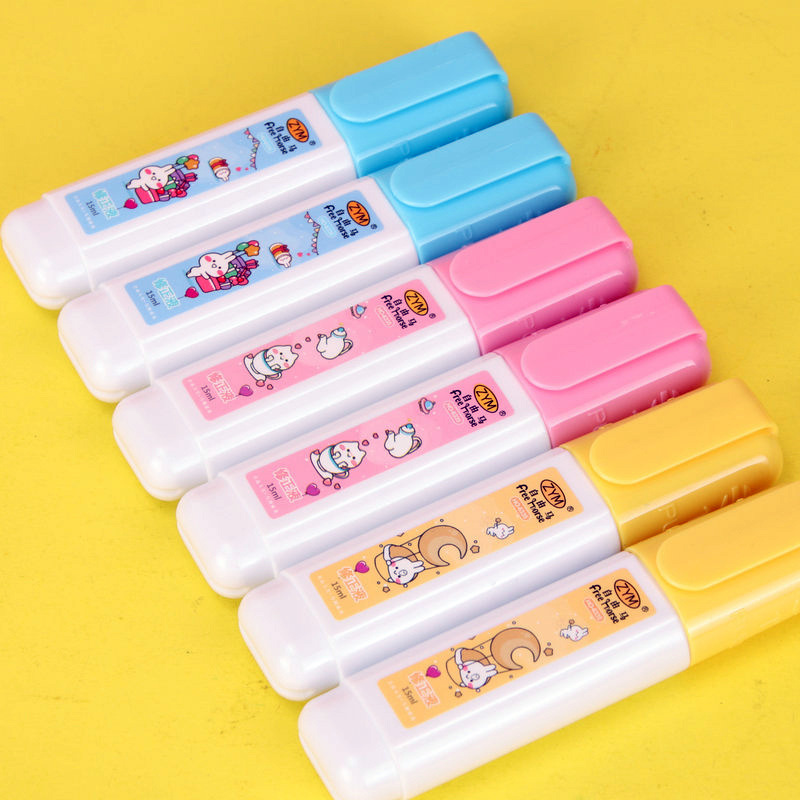 Free Horse Cartoon Steel Head Correction Fluid Correction Fluid 15ml Learning Office Correction Fluid Student Stationery Wholesale Free Horse Cartoon Steel Head Correction Fluid Correction Fluid 15ml Learning Office Correction Fluid Student Stationery Wholesale