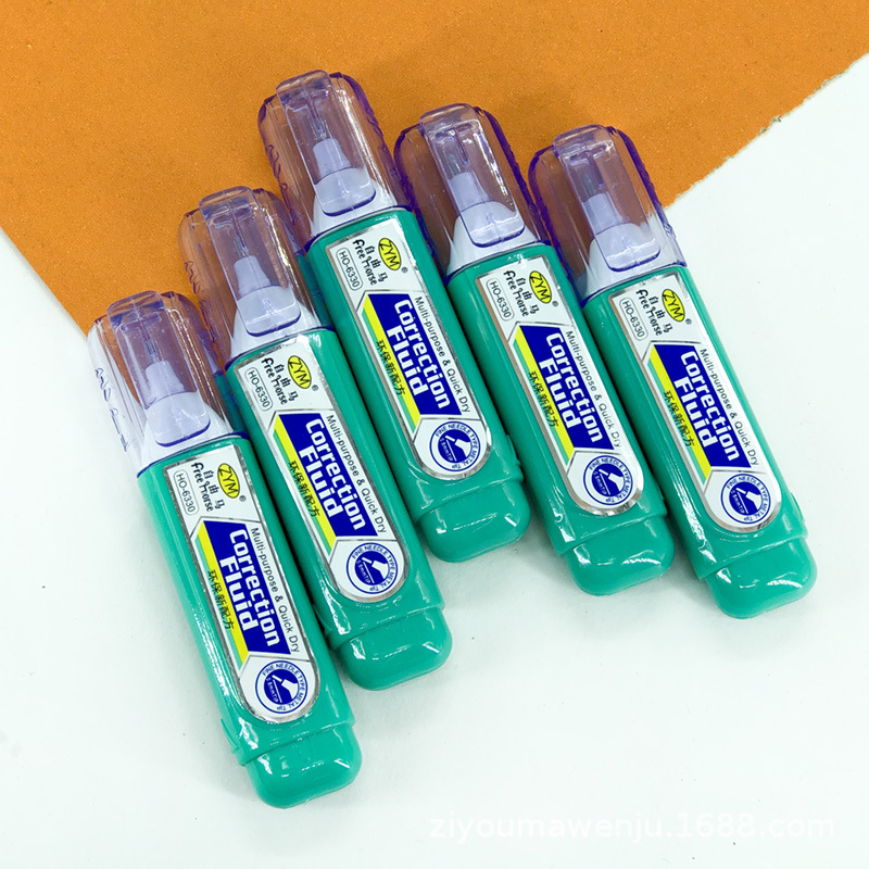 Quick-Drying Free Horse Correction Fluid Office Supplies Student Stationery 18G Correction Fluid Correction Fluid Correction Fluid Wholesale
