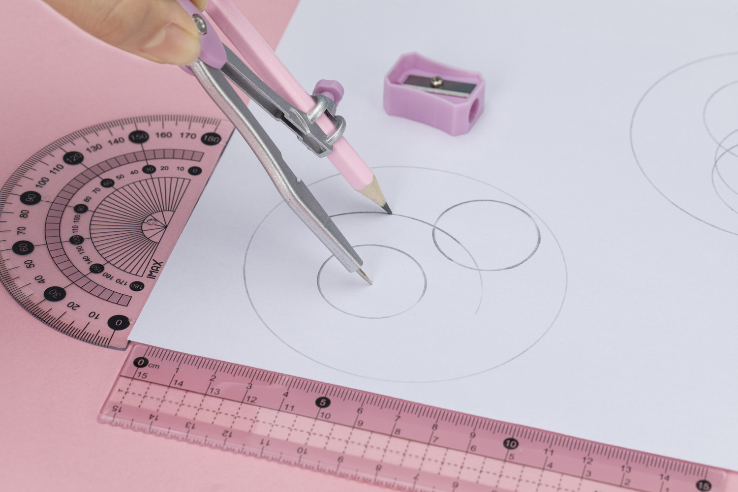 High-End Fashion Blue Pink Iron Box Compasses Ruler Set, Standard Student Exam Compasses Ruler Math Set, High-End Fashion Blue Pink Iron Box Compasses Ruler Set, Standard Student Exam Compasses Ruler Math Set,