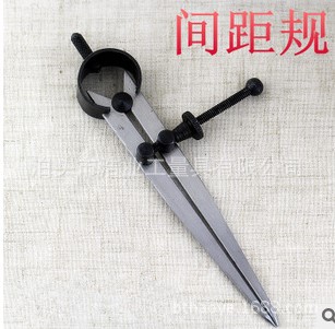 Flat Leg Spring Caliper Compasses Distance between Gauge Marking Gauge Vegetable Tanned Leather Edge Cutter Leather 75 100 125