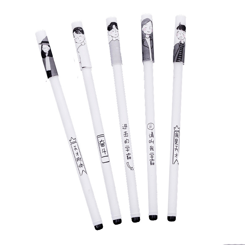 Xueba Gel Pen Cartoon Cute Creative Carbon Signature Ball Pen Student Stationery Gift Prize Stationery Manufacturer