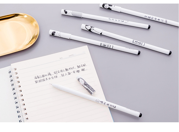 Xueba Gel Pen Cartoon Cute Creative Carbon Signature Ball Pen Student Stationery Gift Prize Stationery Manufacturer
