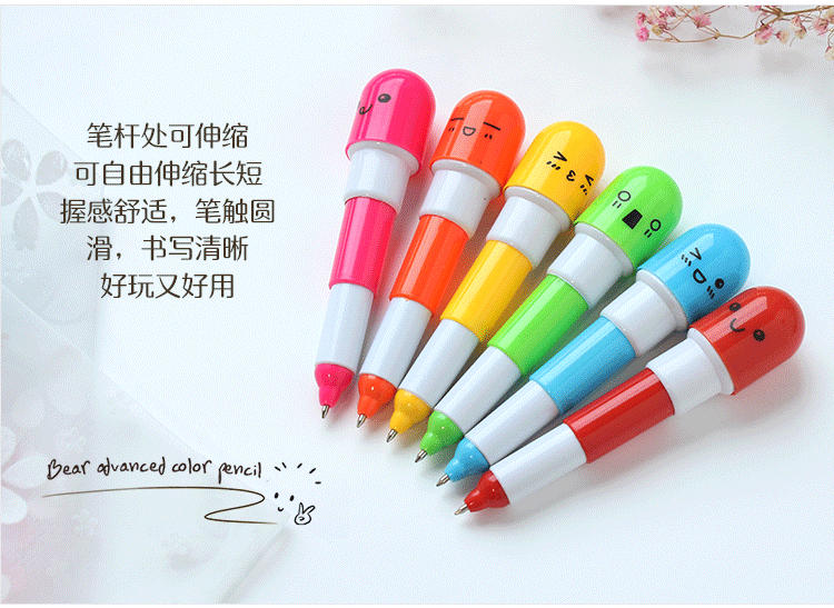 Cartoon Pill Plastic Ball-Pen Retractable Advertising Marker Korean Creative Stationery Student School Supplies Cute Cartoon Pill Plastic Ball-Pen Retractable Advertising Marker Korean Creative Stationery Student School Supplies Cute