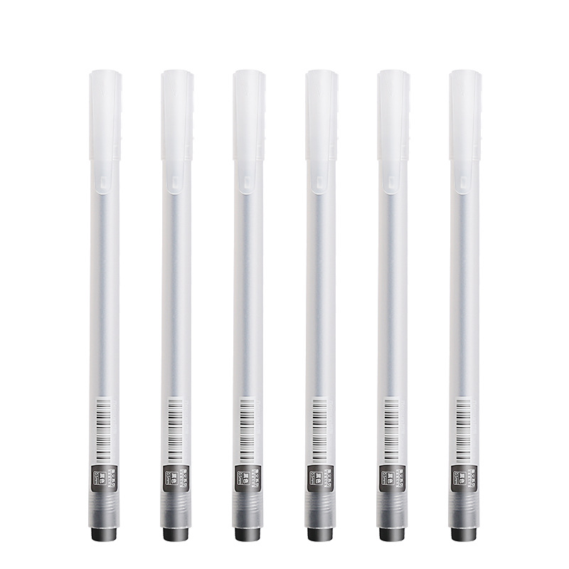 Ruixiang Ins Simple Style Frosted Gel Pen Carbon Ball Pen Signature Pen Office Stationery Student Red and Black Pen Wholesale
