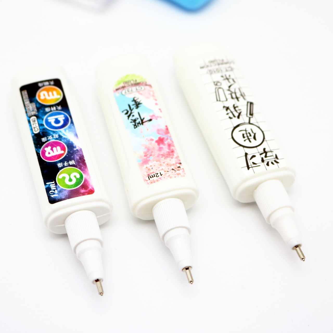 Wholesale Cartoon Steel Head Correction Fluid Correction Fluid 12ml Learning Office Correction Fluid Student Stationery Wholesale Cartoon Steel Head Correction Fluid Correction Fluid 12ml Learning Office Correction Fluid Student Stationery
