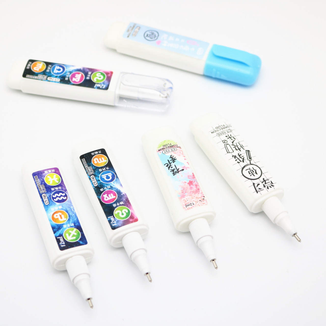 Wholesale Cartoon Steel Head Correction Fluid Correction Fluid 12ml Learning Office Correction Fluid Student Stationery Wholesale Cartoon Steel Head Correction Fluid Correction Fluid 12ml Learning Office Correction Fluid Student Stationery